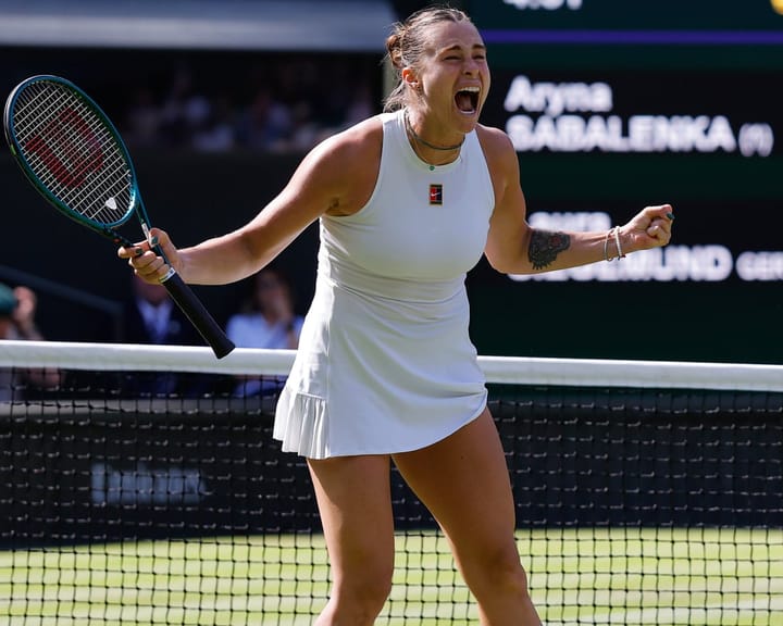 "Sabalenka overcomes Siegemund challenge to face Anisimova in semi-final"