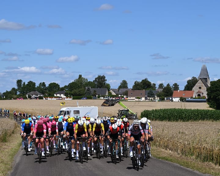 "Live coverage: Stage 6 of Tour de France 2025 from Bayeux to Vire Normandie"