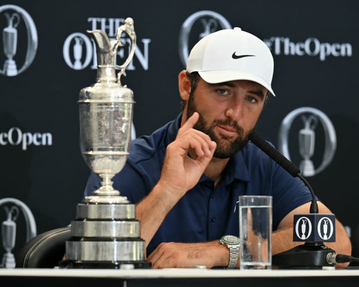 "Scheffler humbly dismisses Open victory, denies being 'special' after dominant win"