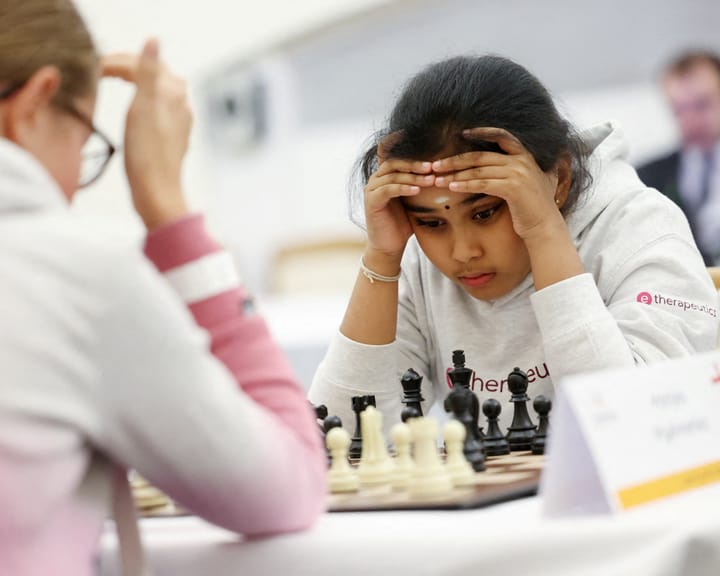 Young chess prodigy aims for world record with grandmasters at British Championship