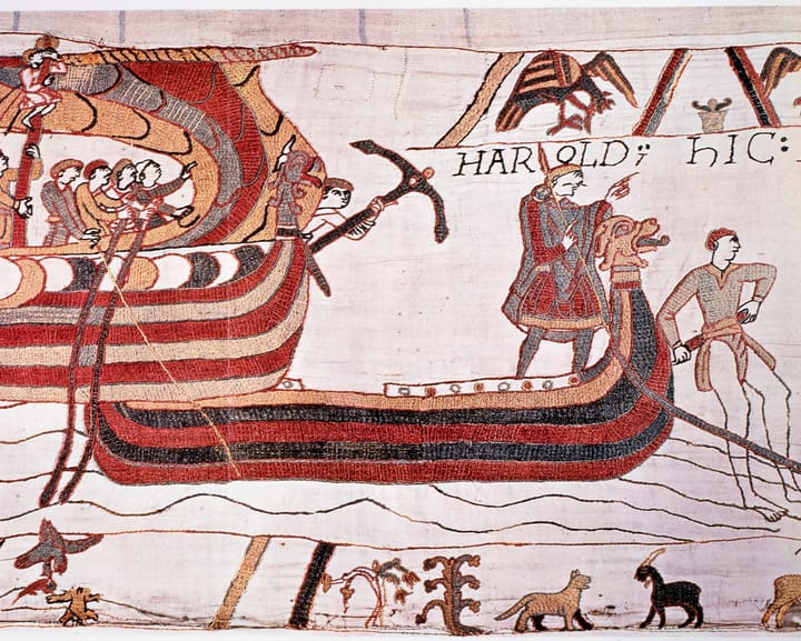 "Macron criticized for politicizing Bayeux tapestry loan with ‘La tapisserie, c’est moi’ remark"