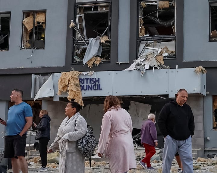 "Overnight airstrikes in Kyiv target British Council and EU delegation by Russia - Europe updates"