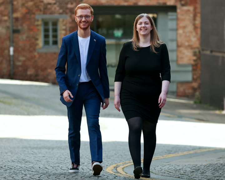 "Scottish Greens' new leaders push for universal income and free bus fares"