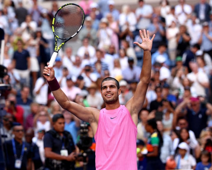 Alcaraz dominates Rinderknech in straight sets at US Open