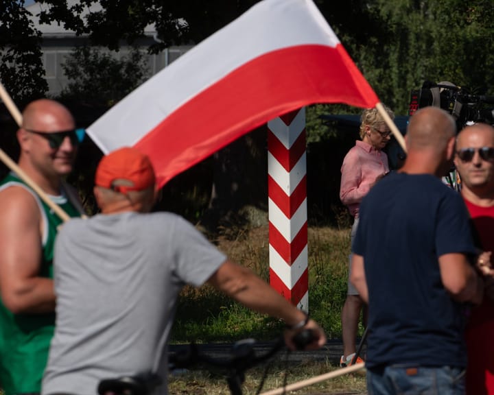 "Symbolic gestures dominate Europe's new anti-migrant vigilante movement"
