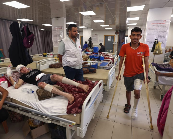 "MSF reports a third of Gaza outpatient wound patients are children"