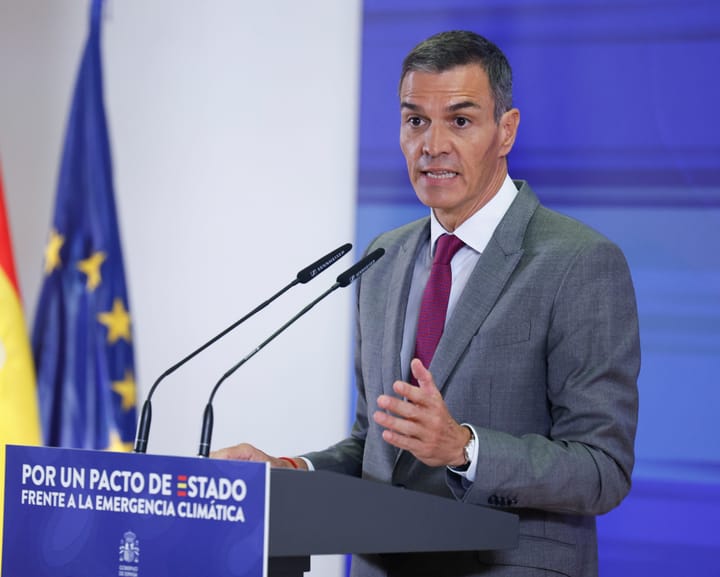 "Spain’s PM unveils climate action plan, uniting against shared global threat"