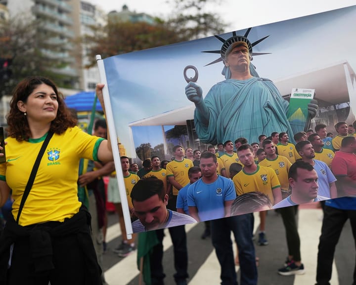 "Bolsonaro backers urge Trump to aid ex-leader in coup case"