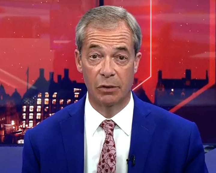 "Farage routes GB News income through private firm to cut tax bill"