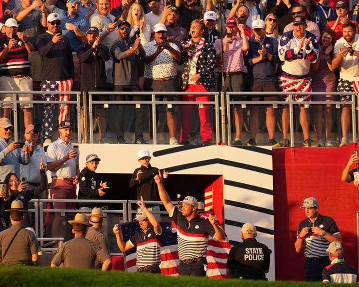 "DeChambeau's bold start sparks excitement before Europe dampens the mood"