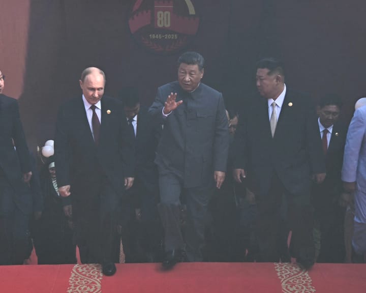 "Live coverage: Xi Jinping joins Putin and Kim Jong-un at China's victory parade"