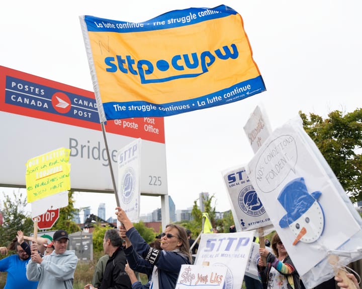 Postal workers in Canada strike over halt to door-to-door mail service