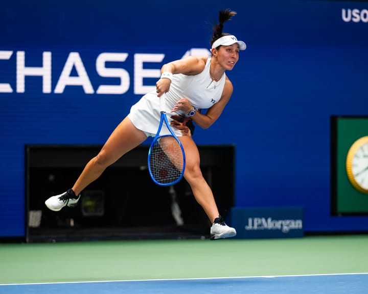 "Jessica Pegula defeats Barbora Krejcikova to reach US Open semis"