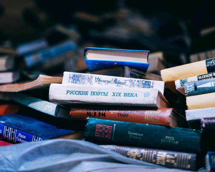 "Ukrainians purge Russian books amid cultural shift"