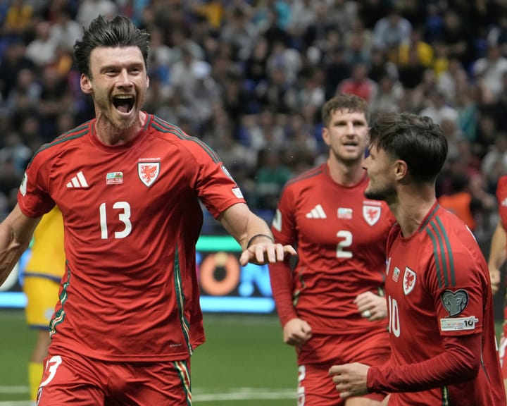 "Kieffer Moore's first-half goal secures World Cup qualifying victory for Wales against Kazakhstan"