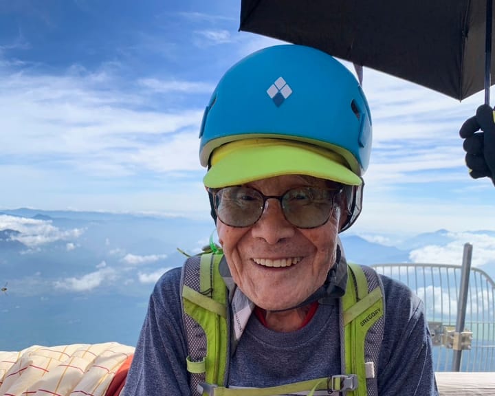 "102-year-old Japanese man sets record as oldest to climb Mount Fuji"