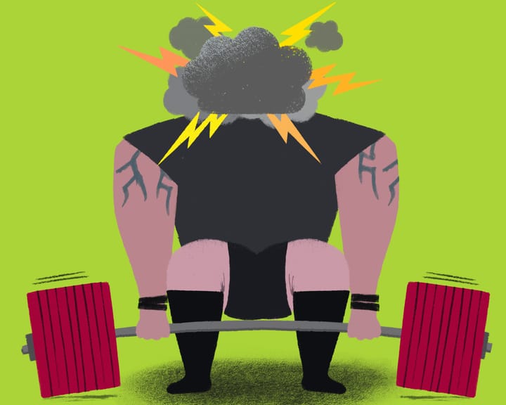 "Heavy deadlifts weigh down the world of muscle-bound icons"