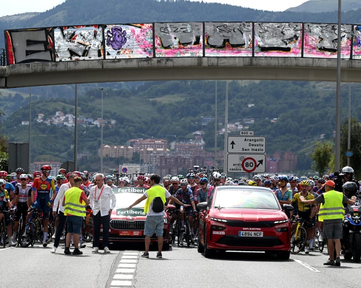"Cyclists call for better security after Vuelta disrupted by protests"
