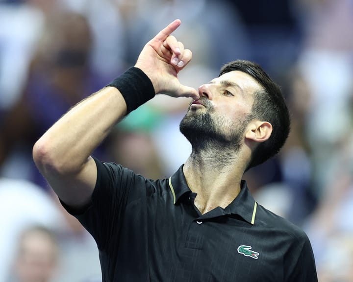 "Novak Djokovic advances to 14th US Open semi-final, faces Alcaraz next"