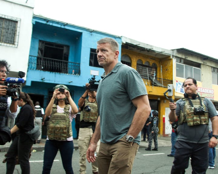 "Erik Prince, Blackwater founder and MAGA supporter, offers services in Ukraine"