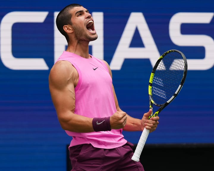 Alcaraz dominates Lehecka to reach US Open semi-finals