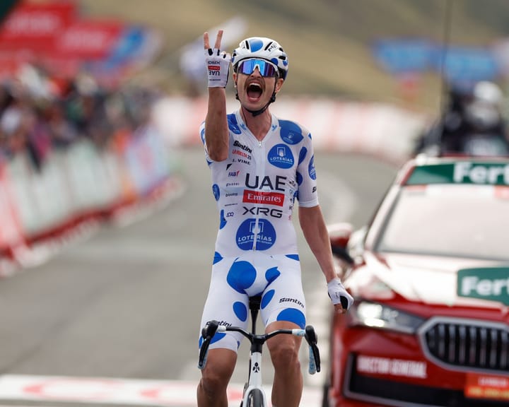 "Jay Vine wins Vuelta stage nine amid Juan Ayuso's UAE team dissent"