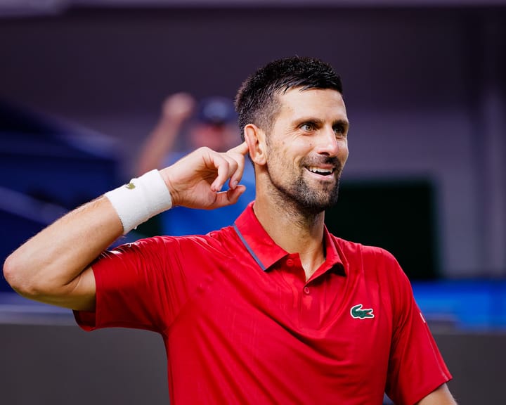 "Novak Djokovic advances to Shanghai semis; Vacherot's impressive streak rolls on"