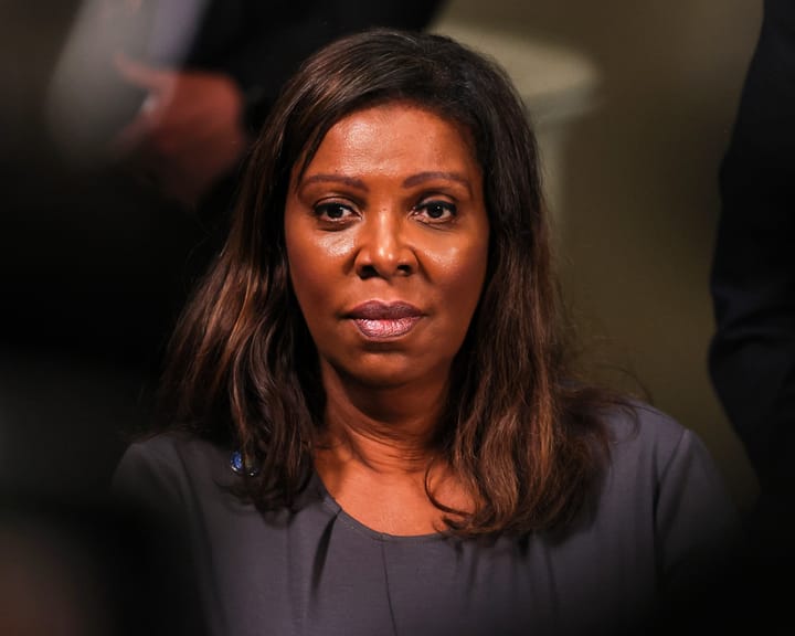 "Letitia James claims Trump turned justice system into a weapon following her indictment"