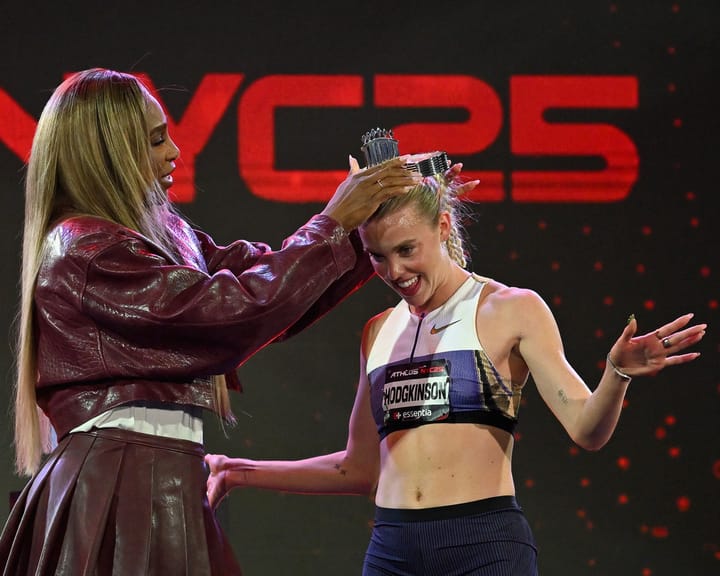 "Serena Williams hails Keely Hodgkinson as 800m champion in New York"