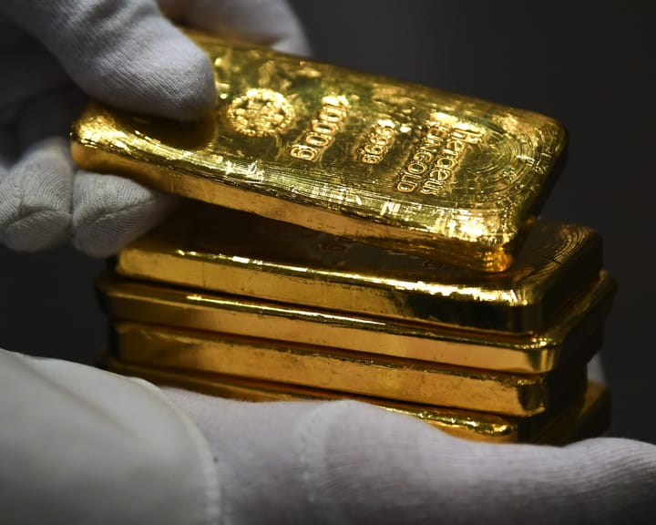 "Gold hits all-time high as investors flock to safety"
