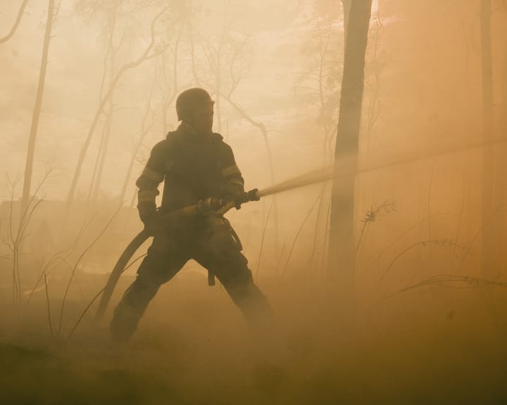"Are Russian forces intentionally worsening Ukraine's devastating wildfires?"