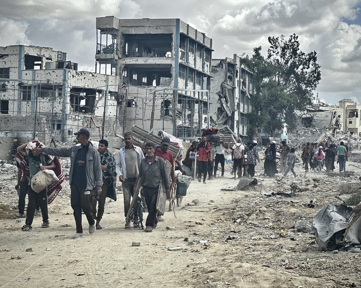 "Gaza residents describe grueling return to a devastated hometown"