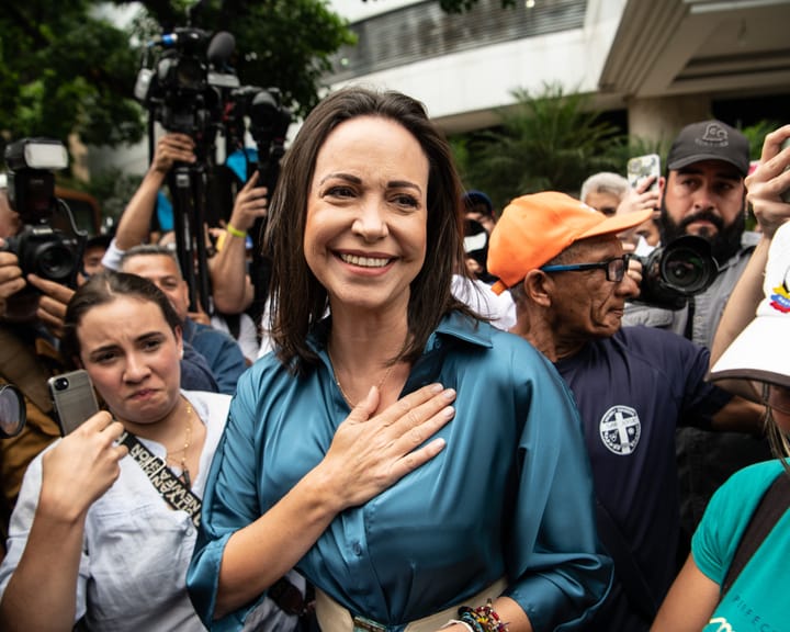 "María Corina Machado from Venezuela awarded Nobel Peace Prize"