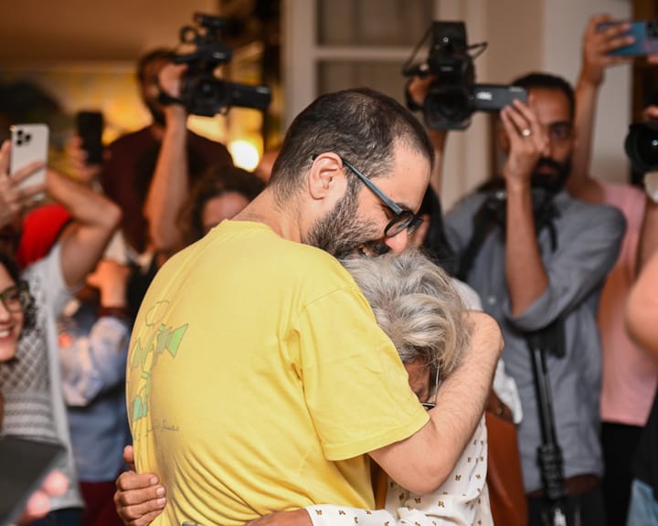 "Freed British-Egyptian activist Alaa Abd el-Fattah speaks on healing after prison ordeal and future plans"