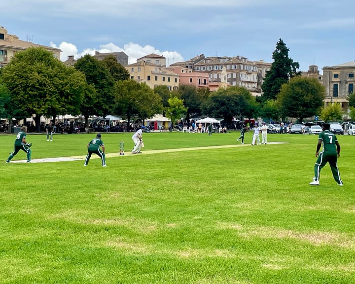 "Corfu cricket match sparks bewilderment yet unexpected joy for some"