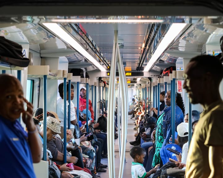 "Daily struggle: riding with commuters in Africa's booming urban centers"