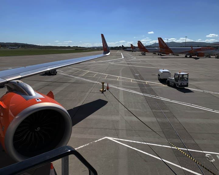 Edinburgh Airport flights back on track after air traffic control disruption – live updates