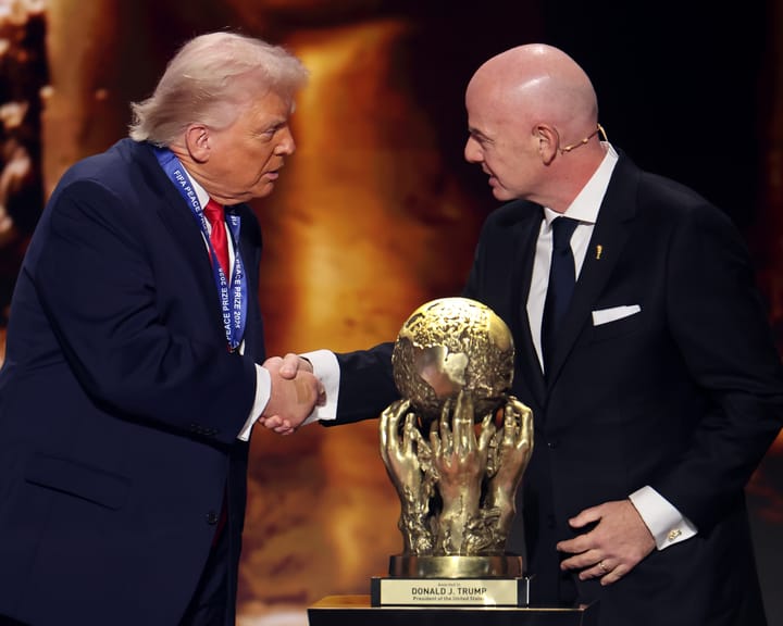 Trump Receives Fifa's First Peace Prize at Washington World Cup Draw