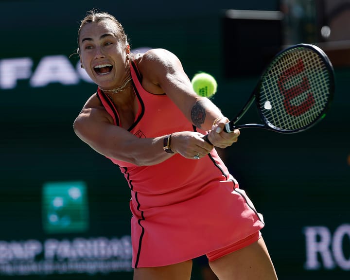 Sabalenka defeats Osaka to advance to the Indian Wells quarterfinals