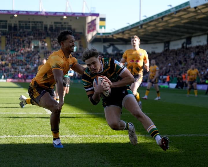 Northampton fend off Newcastle's late surge in thriller to retake league lead