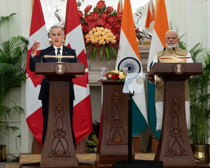 Carney faces calls to confront Indian interference claims after meeting with Modi