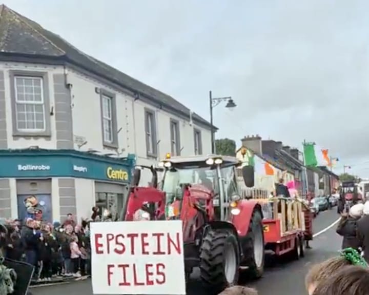 Ireland condemns St. Patrick’s Day float that referenced Epstein files