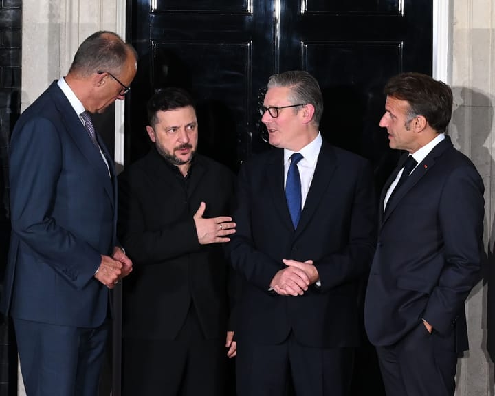 Zelenskyy meets key allies in London to urge scaling up of air defences