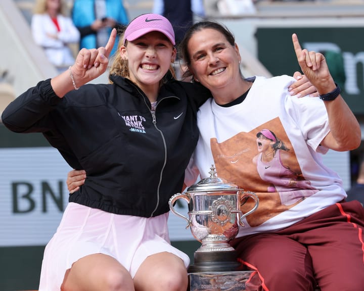 Andreeva's French Open victory highlights the impact of Martínez and women coaches