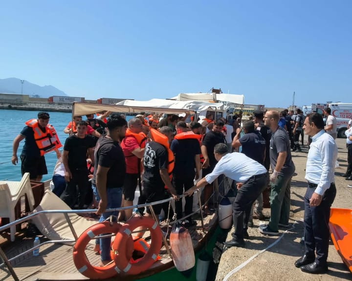 Seven dead, 23 missing as ferry sinks off northern Cyprus