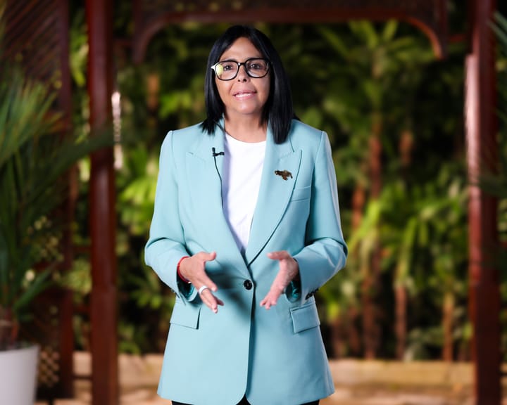 Delcy Rodríguez of Venezuela defends the 'endless' advantages of her oil agreement with Trump