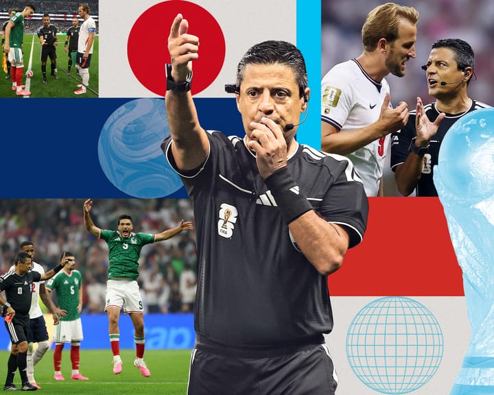 'The noise was unbelievable': Referee shares perspective on Mexico vs England World Cup match