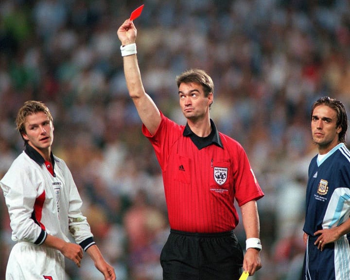 Kim Milton Nielsen recalls 1998 match: 'Hey, you're the ref who sent off Beckham'