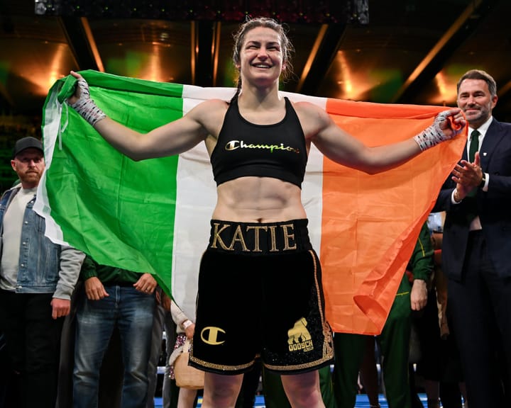 Katie Taylor exits boxing as undisputed champion after defeating Flora Pili