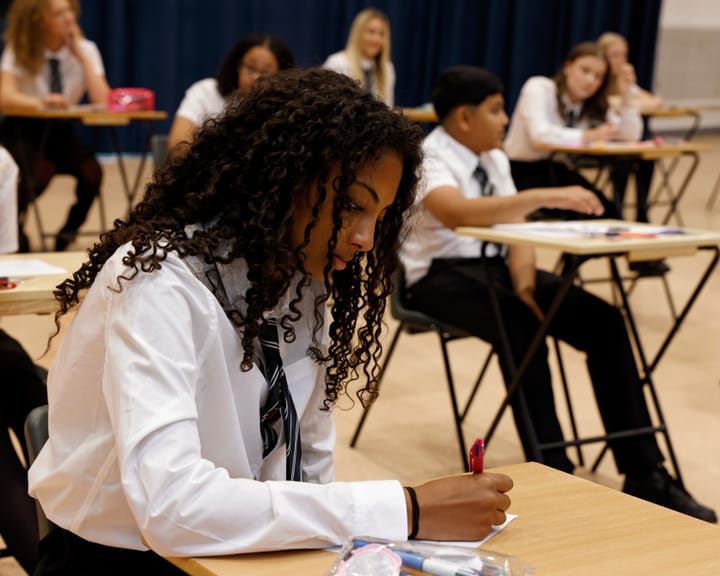 England’s teenagers outperform students in most countries in maths, reading and science